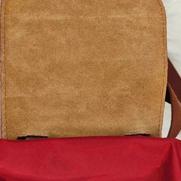 Red LongChamp Versatile Backpack - Picture 9 of 16